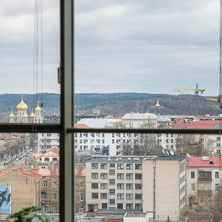 Cohost I 2bd Highrise Apt, W-balcony & Airconditioning, Great Views Apartment Vilnius