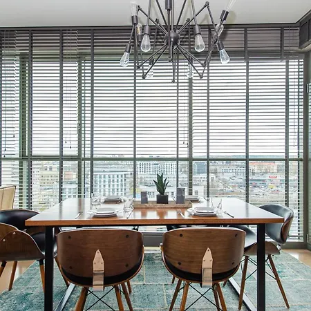 Apartment Cohost I 2bd Highrise Apt, W-balcony & Airconditioning, Great Views Vilnius