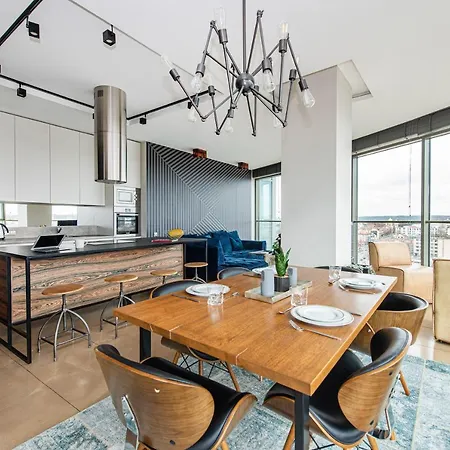 Cohost I 2bd Highrise Apt, W-balcony & Airconditioning, Great Views Apartment Vilnius